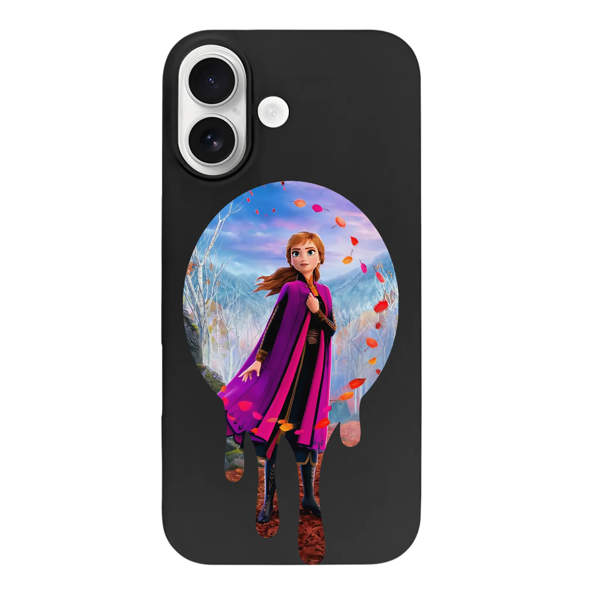アナと雪の女王(Frozen) グッズ アナ(Anna) - iPhone 17 シリーズ シリコンケース 薄型 耐衝撃 指紋防止 ソフトタッチカバー 精密フィット 傷防止 保護ケース iPhone 17/17 Air/17 Pro/17 Pro Max 対応